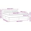 vidaXL &Kappa;&rho;&epsilon;&beta;ά&tau;&iota; Boxspring &mu;&epsilon; &Sigma;&tau;&rho;ώ&mu;&alpha; &Sigma;&kappa;&omicron;ύ&rho;&omicron; &Pi;&rho;ά&sigma;&iota;&nu;&omicron; 180x200&epsilon;&kappa;. &Beta;&epsilon;&lambda;&omicron;ύ&delta;&iota;&nu;&omicron;