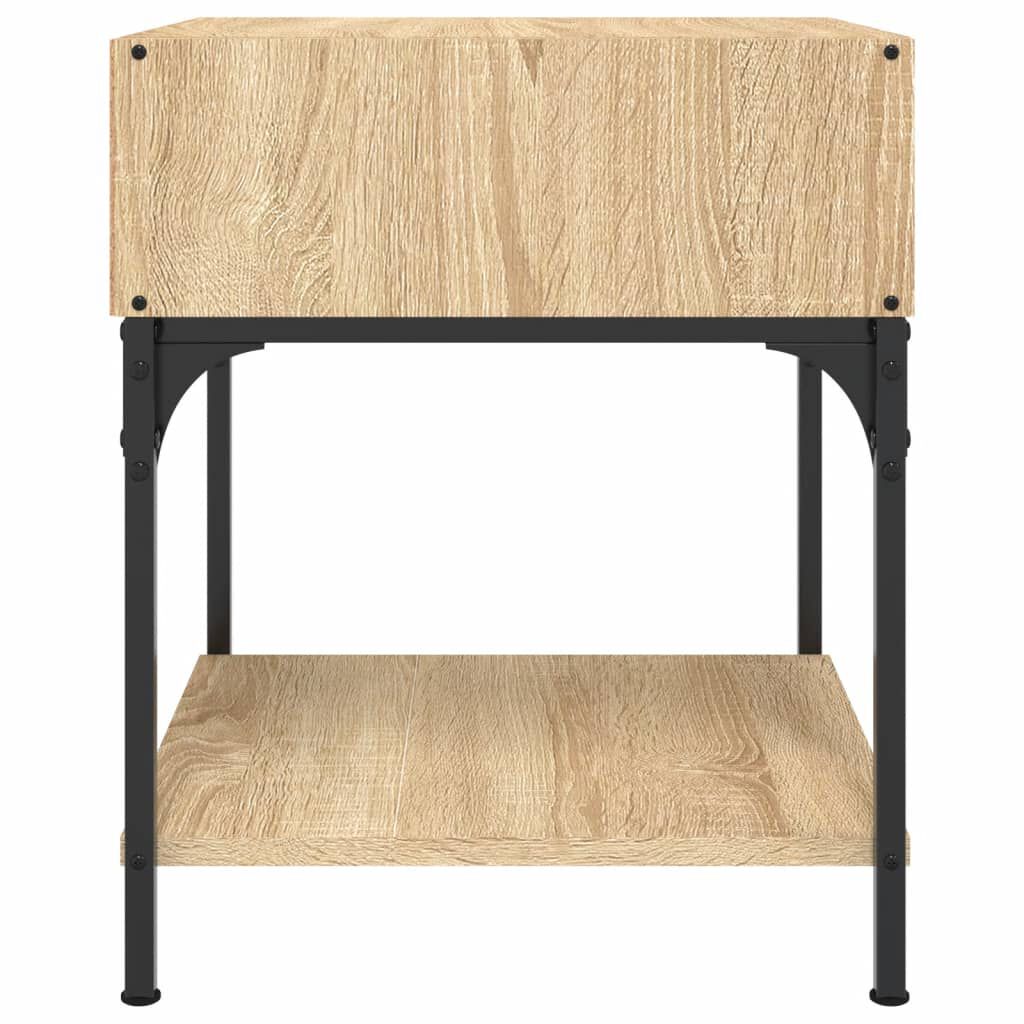vidaXL Κομοδίνα 2 τεμ. Sonoma Δρυς 40x41x50 εκ. από Επεξεργασμένο Ξύλο