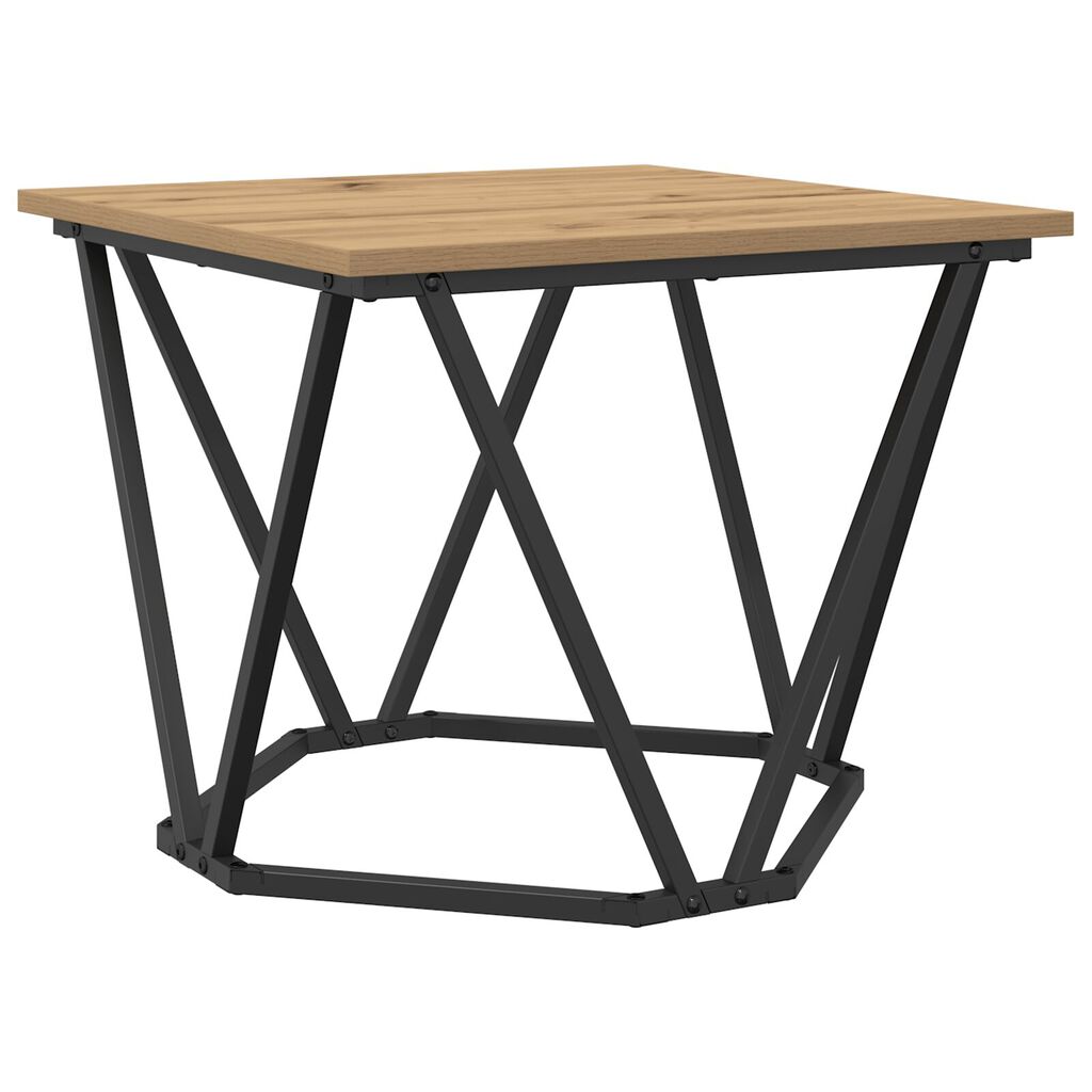 vidaXL Σετ βοηθητικά τραπεζάκια 2 pcs artisan δρυς 50 x 50 x 40 cm