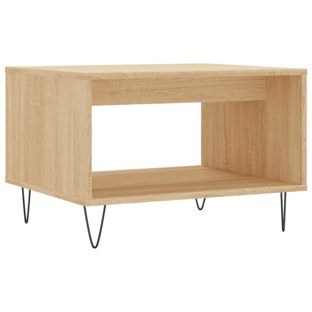 vidaXL Τραπεζάκι Σαλονιού Sonoma Δρυς 60x50x40 εκ. από Επεξεργ. Ξύλο