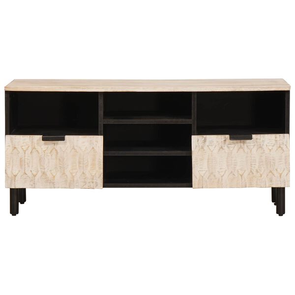 vidaXL &Nu;&tau;&omicron;&upsilon;&lambda;ά&pi;&iota; TV &mu;&epsilon; &rho;ά&phi;&iota; &Lambda;&epsilon;&upsilon;&kappa;ό &Phi;&iota;&nu;ί&rho;&iota;&sigma;&mu;&alpha; &Kappa;&alpha;&theta;&alpha;&rho;&iota;&sigma;&mu;&omicron;ύ 100 x 33 x 46 &epsilon;&kappa;