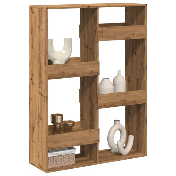 vidaXL Βιβλιοθήκη/Διαχωριστικό Χώρου Δρυς 100x33x135 εκ. Επεξ. Ξύλο