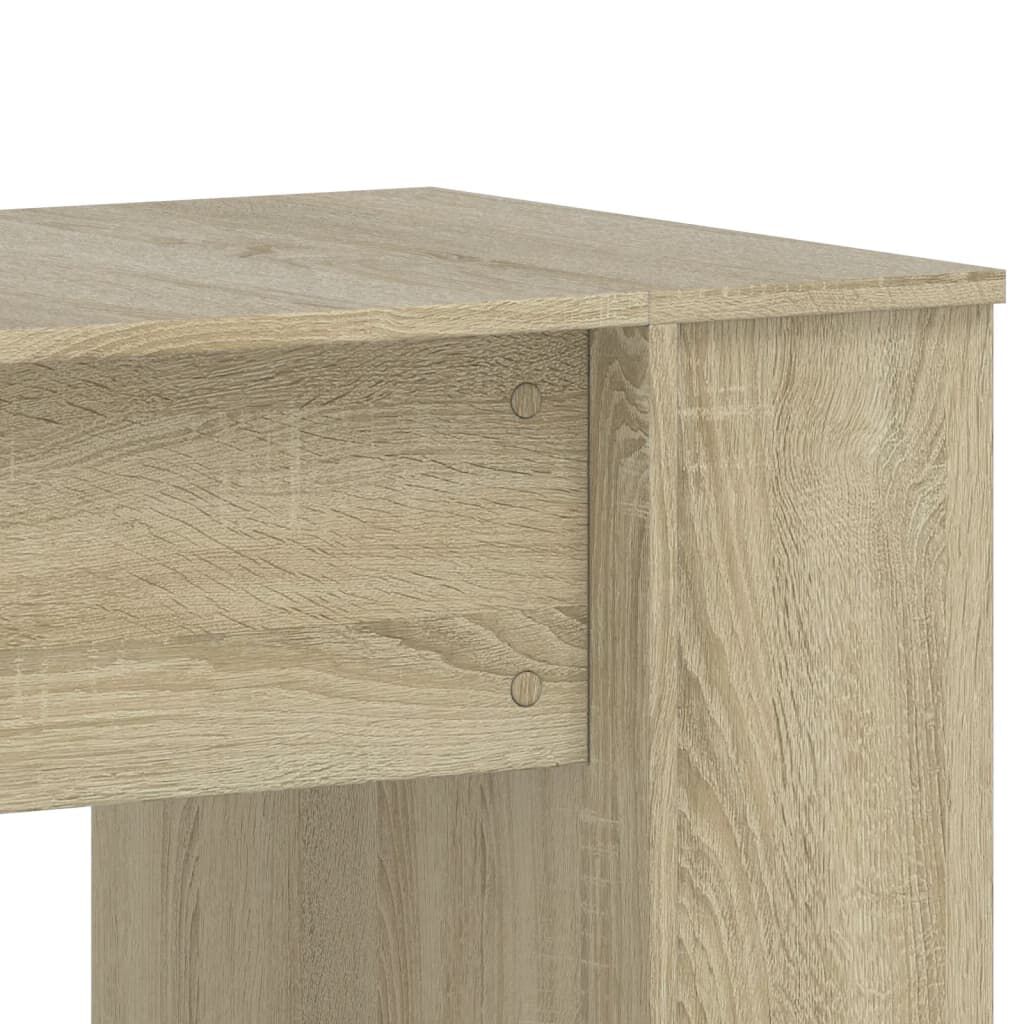 vidaXL Γραφείο Sonoma Δρυς 140 x 50 x 75 εκ. από Επεξεργασμένο Ξύλο