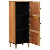 vidaXL Highboard &mu;&epsilon; &pi;ό&rho;&tau;&alpha; &Phi;&upsilon;&sigma;&iota;&kappa;ό 40 x 33 x 110 &epsilon;&kappa; &Sigma;&tau;&epsilon;&rho;&epsilon;ό &xi;ύ&lambda;&omicron; &mu;ά&nu;&gamma;&kappa;&omicron;
