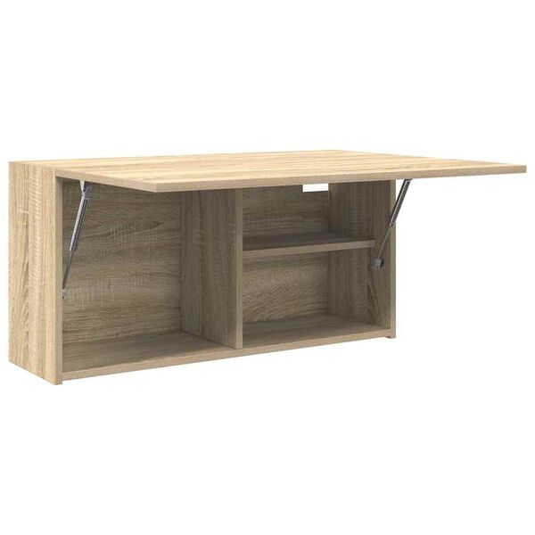 vidaXL Ντουλάπι τοίχου μπάνιου Sonoma Oak 80x25x40 cm
