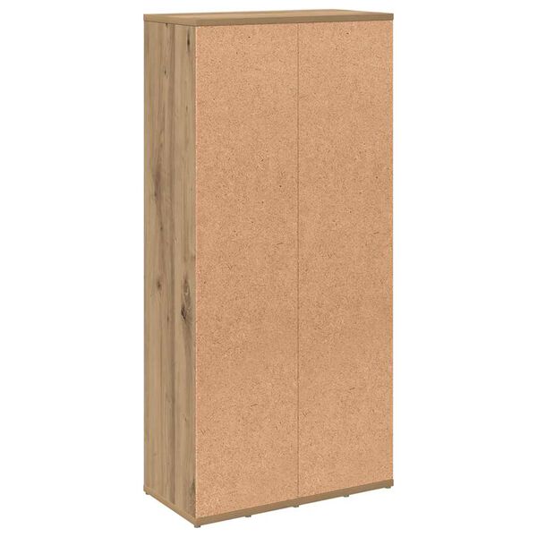 vidaXL Ντουλάπι βιβλίων Βελανιδιά τεχνίτη 50x25x104 cm