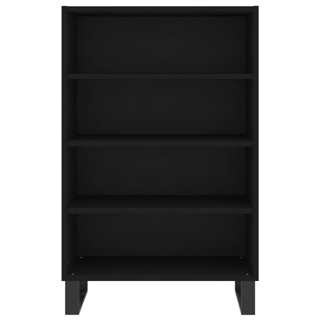 vidaXL Ραφιέρα Μαύρη 57 x 35 x 90 από Επεξεργασμένο Ξύλο