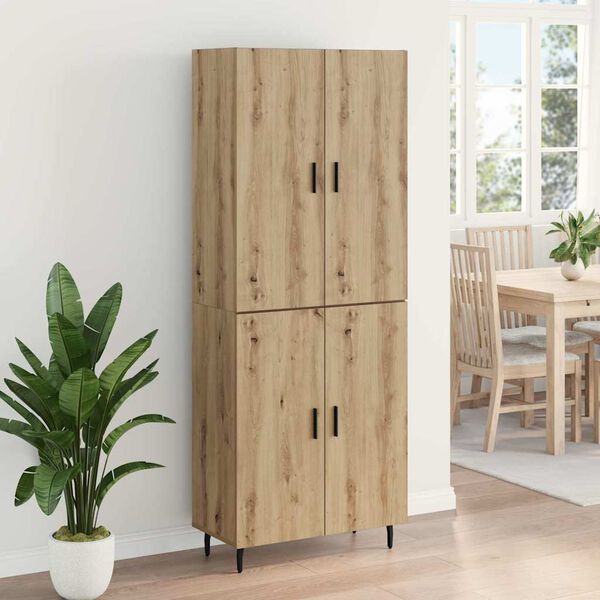 vidaXL Highboard 2 pcs Artisan Oak &Sigma;ύ&nu;&theta;&epsilon;&tau;&omicron; &Xi;ύ&lambda;&omicron; &kappa;&alpha;&iota; &Gamma;&upsilon;&alpha;&lambda;ί