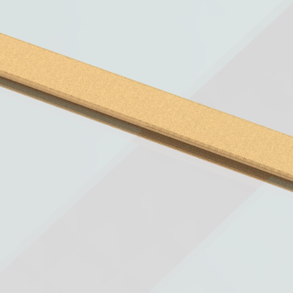 vidaXL Συρόμενη Πόρτα Χρυσή 76 x 205 εκ. από Γυαλί ESG και Αλουμίνιο