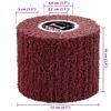 vidaXL Λειαντικοί Ρολοί 3 pcs Κόκκινο 12 x 12 x 10 εκ. Συνθετικές ίνες