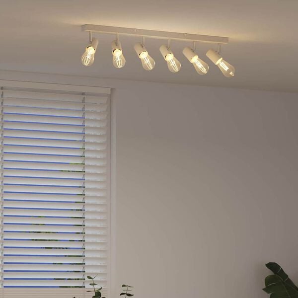 vidaXL &Sigma;&pi;&omicron;&tau; &omicron;&rho;&omicron;&phi;ή&sigmaf; &mu;&epsilon; &pi;&rho;&omicron;&beta;&omicron;&lambda;&epsilon;ί&sigmaf; &Lambda;&epsilon;&upsilon;&kappa;ό 73 x 6,5 x 11,5 &epsilon;&kappa; &Mu;έ&tau;&alpha;&lambda;&lambda;&omicron;