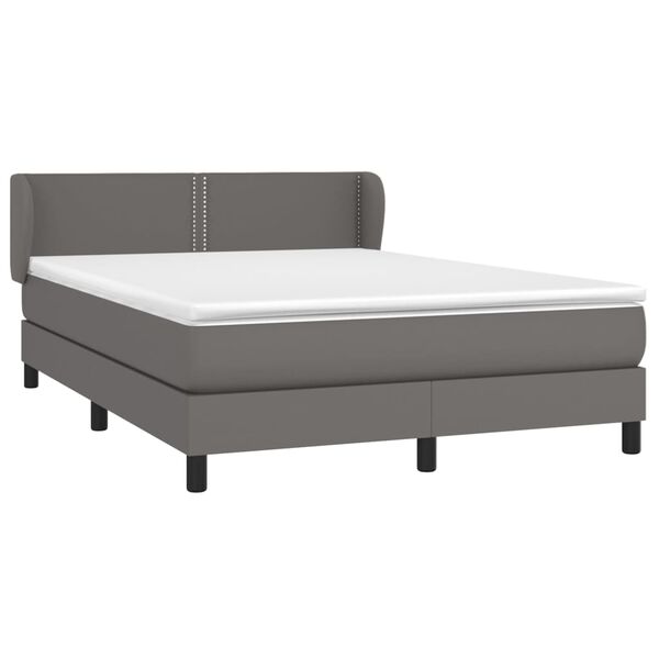 vidaXL &Kappa;&rho;&epsilon;&beta;ά&tau;&iota; Boxspring &mu;&epsilon; &Sigma;&tau;&rho;ώ&mu;&alpha; &Gamma;&kappa;&rho;&iota; 140x200&epsilon;&kappa;. &alpha;&pi;ό &Sigma;&upsilon;&nu;&theta;&epsilon;&tau;&iota;&kappa;ό &Delta;έ&rho;&mu;&alpha;