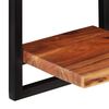 vidaXL Ράφια Τοίχου 2 Τεμ. 25x25x75 εκ. Μασίφ Ξύλο Ακακίας & Ατσάλι