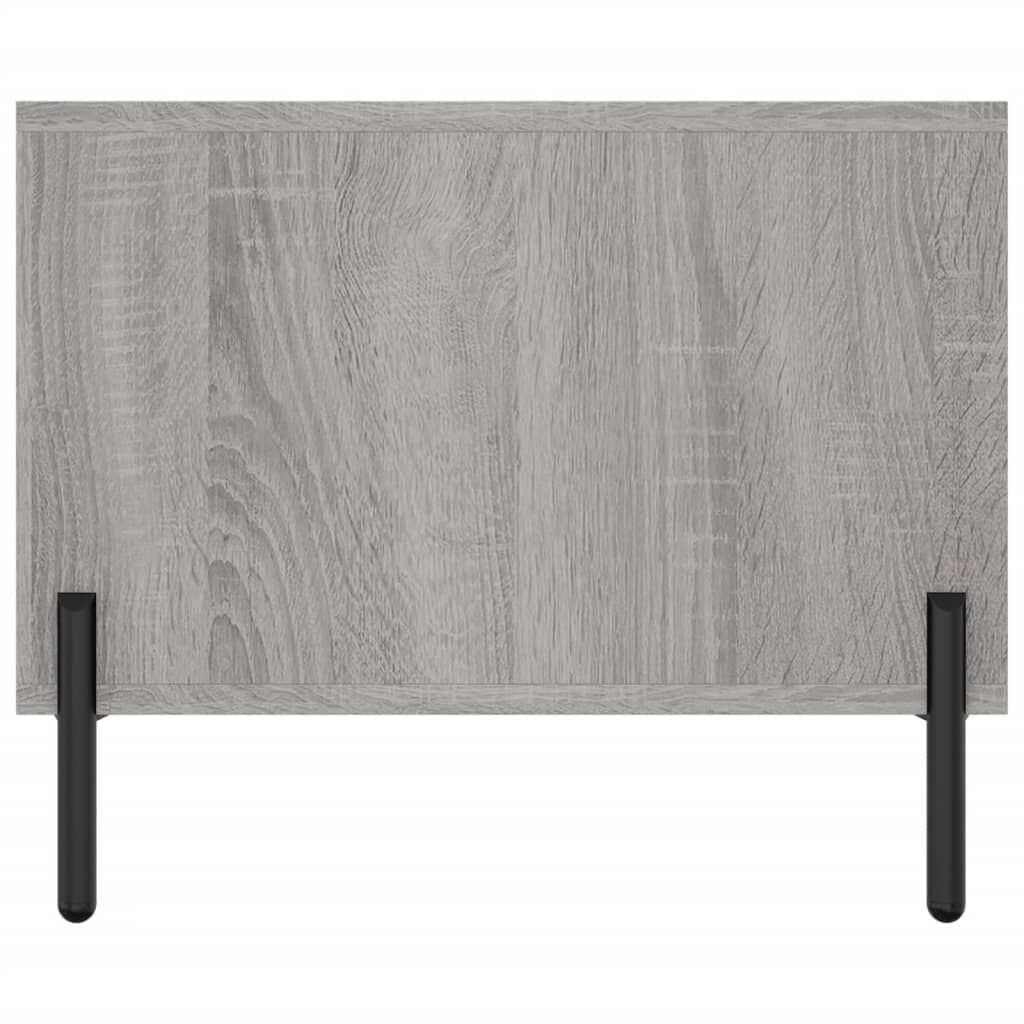 vidaXL Τραπεζάκι Σαλονιού Γκρι Sonoma 102x50x40 εκ. Επεξεργασμένο Ξύλο