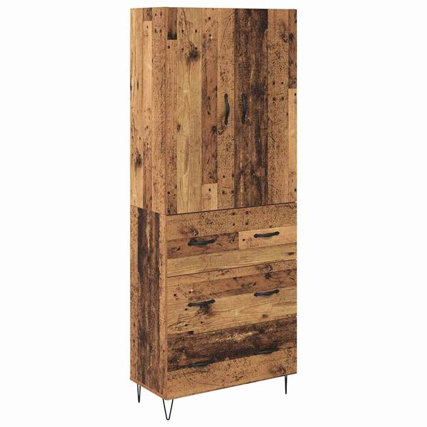 vidaXL Highboard &mu;&epsilon; &sigma;&upsilon;&rho;&tau;ά&rho;&iota; 2 pcs &Pi;&alpha;&lambda;&iota;ό &xi;ύ&lambda;&omicron; &Epsilon;&pi;&epsilon;&xi;&epsilon;&rho;&gamma;&alpha;&sigma;&mu;έ&nu;&omicron; &xi;ύ&lambda;&omicron;