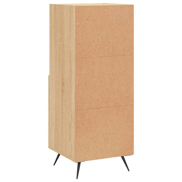 vidaXL Ντουλάπι Sonoma Δρυς 34,5x34x90 εκ. από Επεξεργασμένο Ξύλο