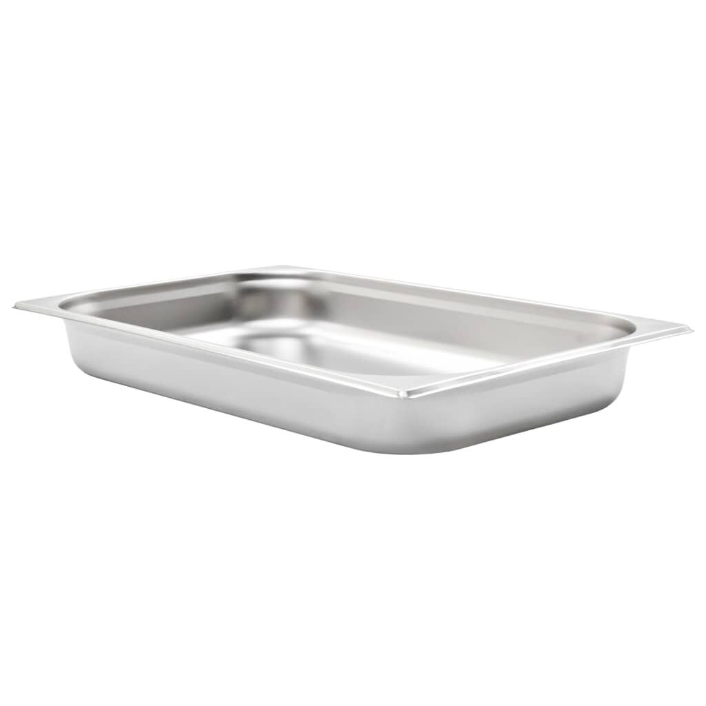 vidaXL Λεκάνες Gastronorm 4 τεμ. GN 1/1 65 χιλ. από Ανοξείδωτο Ατσάλι