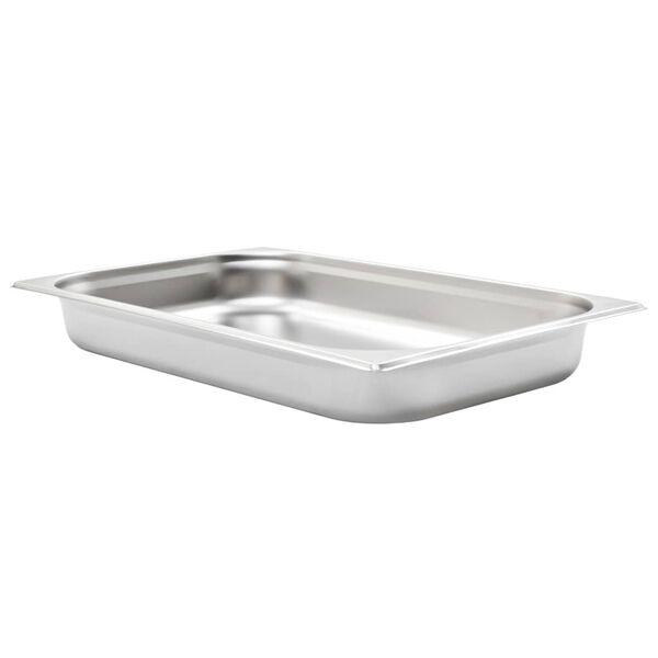 vidaXL Λεκάνες Gastronorm 4 τεμ. GN 1/1 65 χιλ. από Ανοξείδωτο Ατσάλι