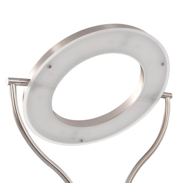vidaXL Φωτιστικό Δαπέδου Ασημί 180 εκ. 18 W με Ρυθμιζόμενο Φωτισμό