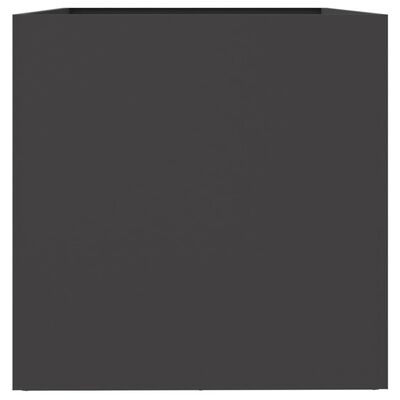 vidaXL Ζαρντινιέρα Μαύρη 62x40x39 εκ. από Χάλυβα Ψυχρής Έλασης
