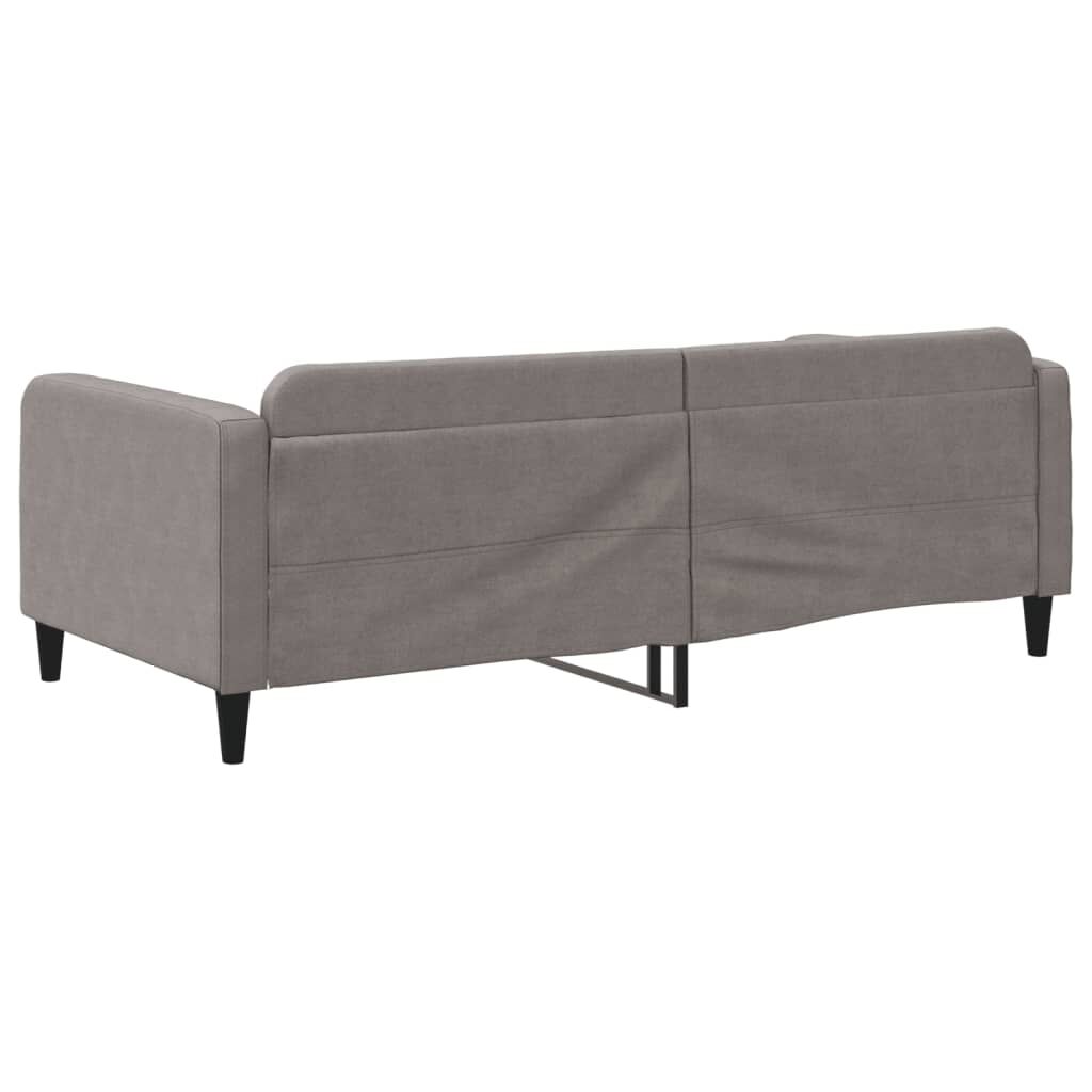 vidaXL Καναπές Κρεβάτι Taupe 100 x 200 εκ. Υφασμάτινος