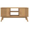 vidaXL Έπιπλο Τηλεόρασης OLDEN Καφέ 114x43x57 εκ. Μασίφ Ξύλο Πεύκου