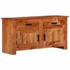 vidaXL Πλαϊνό γραφείο Καφέ 100 x 30 x 50 cm Μασίφ ξύλο ακακίας