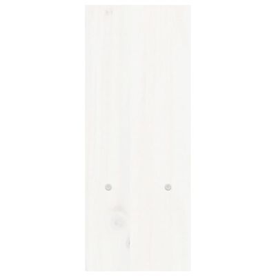 vidaXL Βάση Οθόνης Λευκή (39-72)x17x43 εκ. από Μασίφ Ξύλο Πεύκου