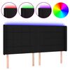 vidaXL &Kappa;&epsilon;&phi;&alpha;&lambda;ά&rho;&iota; &Kappa;&rho;&epsilon;&beta;&alpha;&tau;&iota;&omicron;ύ LED &Mu;&alpha;ύ&rho;&omicron; 183x16x118/128 &epsilon;&kappa;. &Upsilon;&phi;&alpha;&sigma;&mu;ά&tau;&iota;&nu;&omicron;