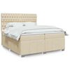 vidaXL &Kappa;&rho;&epsilon;&beta;ά&tau;&iota; Boxspring &mu;&epsilon; &Sigma;&tau;&rho;ώ&mu;&alpha; &Kappa;&rho;&epsilon;&mu; 200x200 &epsilon;&kappa;. &Upsilon;&phi;&alpha;&sigma;&mu;ά&tau;&iota;&nu;&omicron;