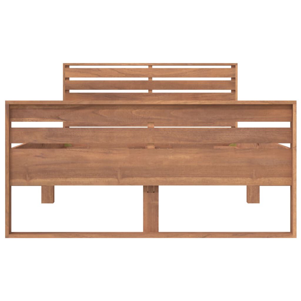 vidaXL Πλαίσιο Κρεβατιού 100 x 200 εκ. από Μασίφ Ξύλο Teak