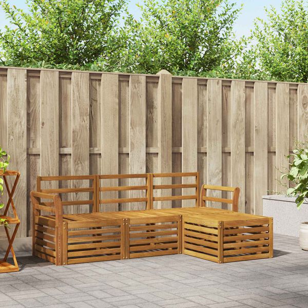 vidaXL &Sigma;&epsilon;&tau; &Kappa;&alpha;&nu;&alpha;&pi;έ 4 pcs &Phi;&upsilon;&sigma;&iota;&kappa;ό &Sigma;&tau;&epsilon;&rho;&epsilon;ό &Xi;ύ&lambda;&omicron; &Alpha;&kappa;&alpha;&kappa;ί&alpha;&sigmaf;