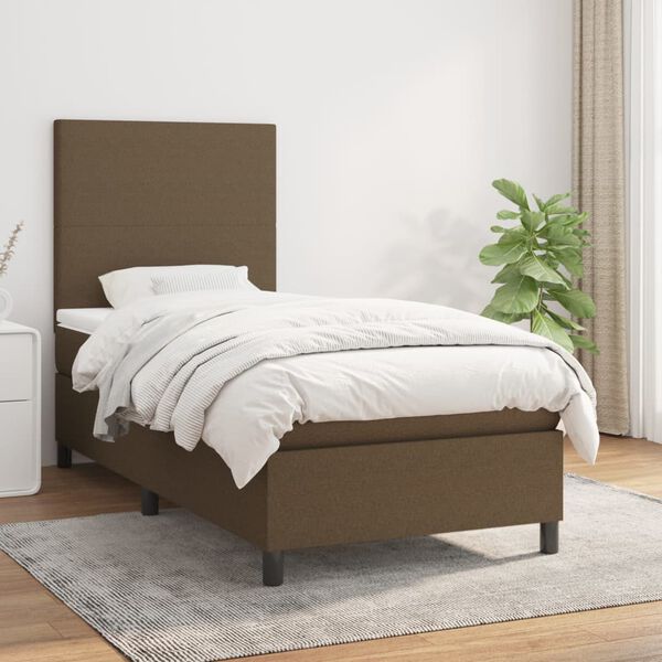 vidaXL &Kappa;&rho;&epsilon;&beta;ά&tau;&iota; Boxspring &mu;&epsilon; &Sigma;&tau;&rho;ώ&mu;&alpha; &Sigma;&kappa;&omicron;ύ&rho;&omicron; &Kappa;&alpha;&phi;έ 90x200 &epsilon;&kappa;. &Upsilon;&phi;&alpha;&sigma;&mu;ά&tau;&iota;&nu;&omicron;