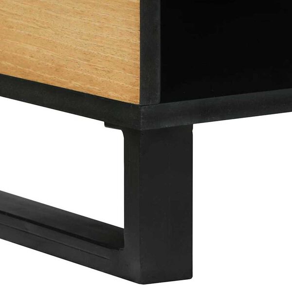 vidaXL Τραπεζάκι σαλονιού Καφέ 80 x 50 x 40 cm Μασίφ ξύλο μάνγκο