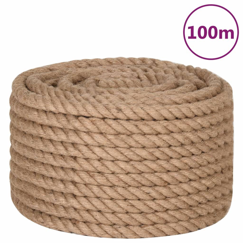 vidaXL Σχοινί 20 χιλ. / 250 μ. από 100% Γιούτα