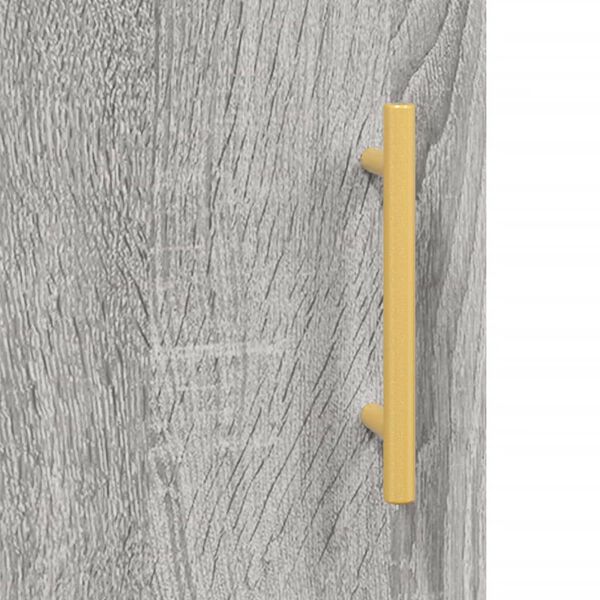 vidaXL Ντουλάπι Γκρι Sonoma 69,5 x 34 x 90 εκ. από Επεξεργασμένο Ξύλο