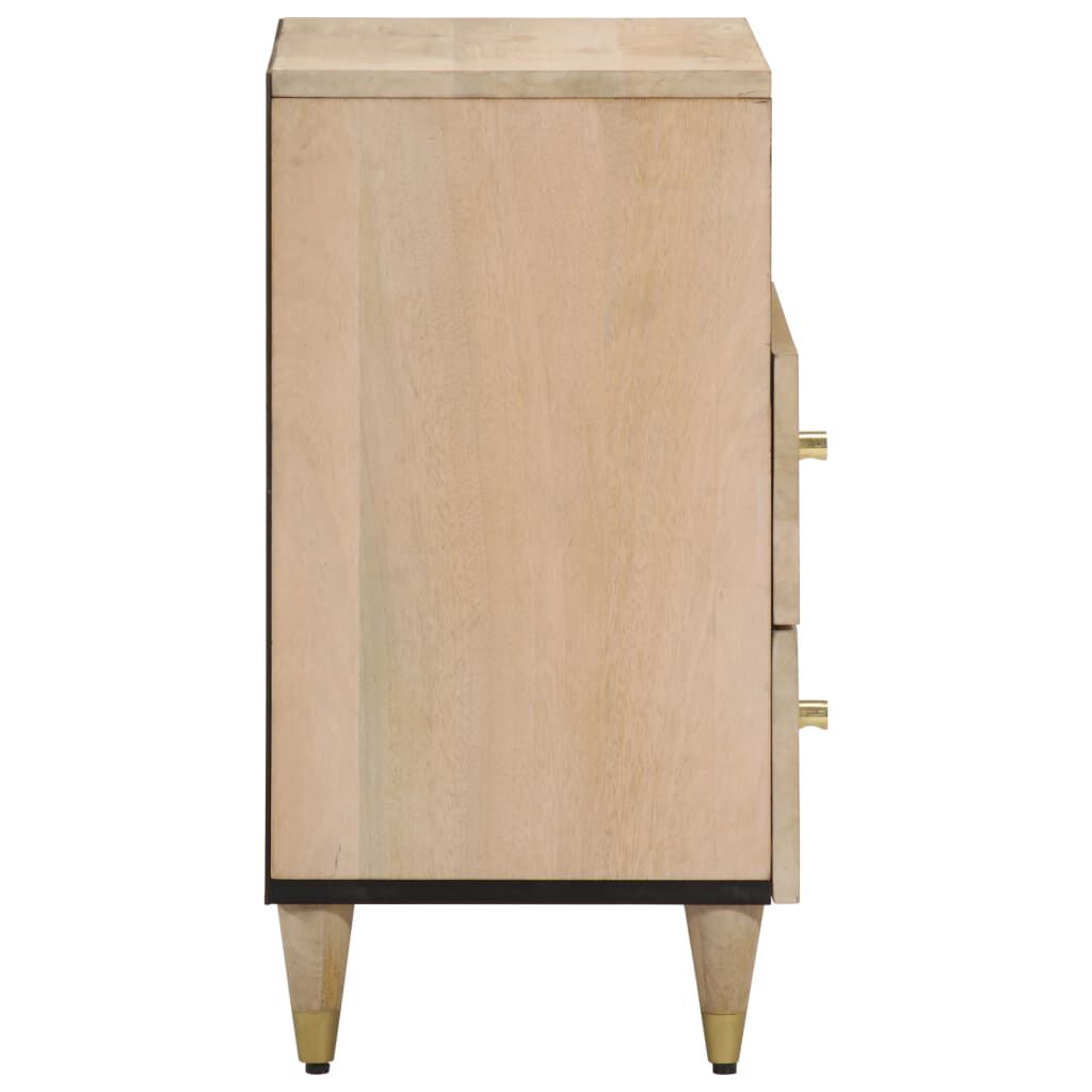 vidaXL Κομοδίνο 50 x 33 x 60 εκ. από Μασίφ Ξύλο Μάνγκο