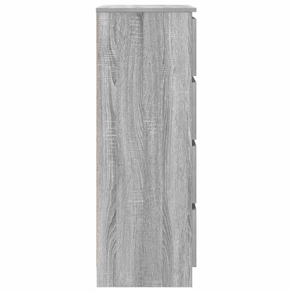 vidaXL Συρταριέρα Γκρι Sonoma 60x35x98,5 εκ. από Επεξεργασμένο Ξύλο