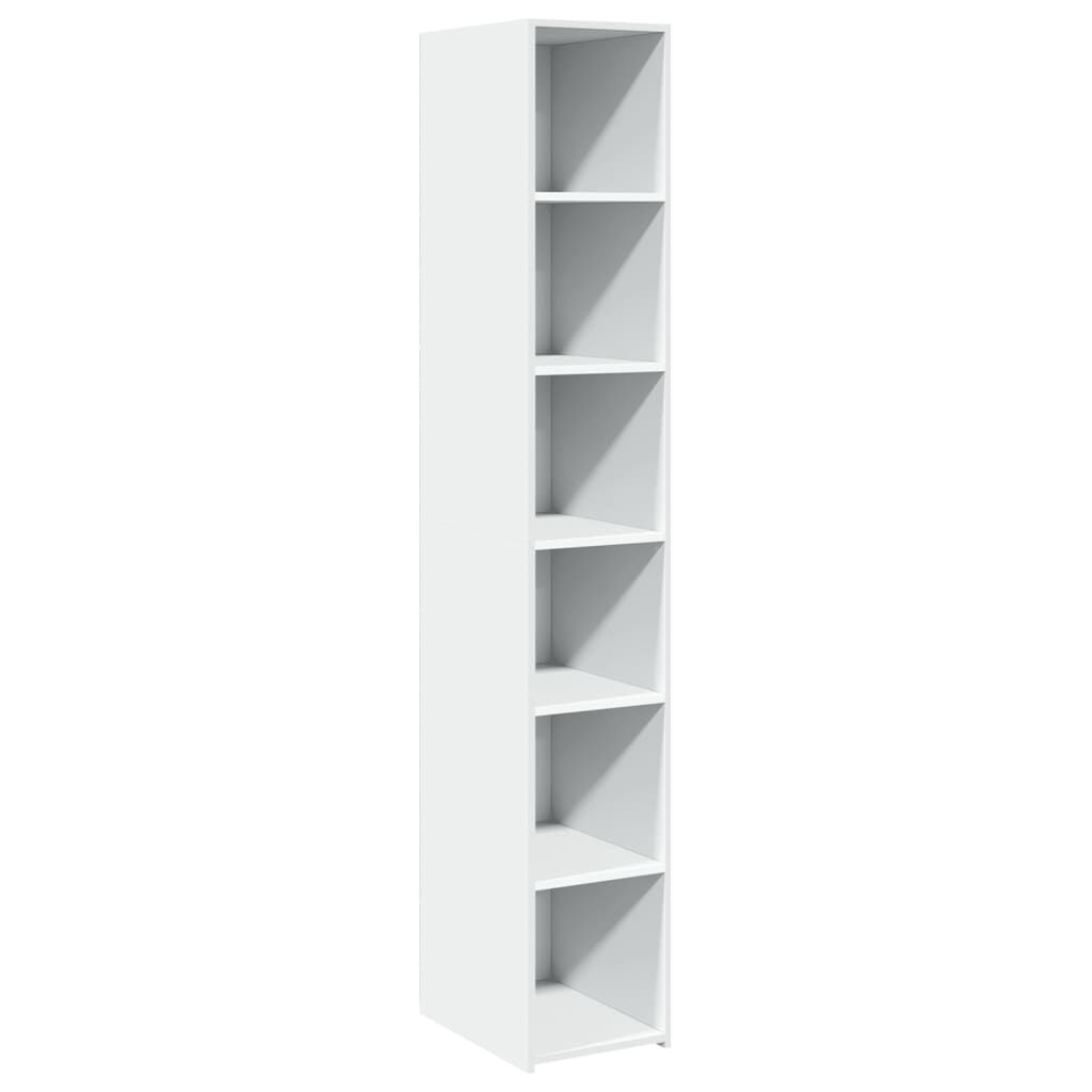 vidaXL Ντουλάπι Λευκό 30x41x185 εκ. από Επεξεργασμένο Ξύλο