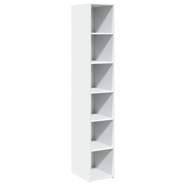 vidaXL Ντουλάπι Λευκό 30x41x185 εκ. από Επεξεργασμένο Ξύλο