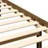 vidaXL Πλαίσιο Κρεβατιού Καφέ Μελί 200 x 200 εκ. από Μασίφ Ξύλο Πεύκου