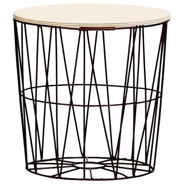 vidaXL Τραπεζάκια Σαλονιού 4 τεμ. Μαύρα