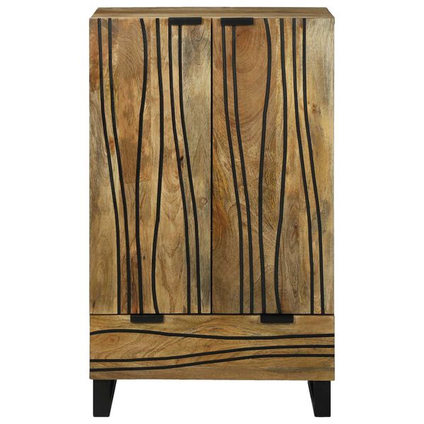 vidaXL Υψηλός πίνακας 60x33.5x100 cm Μασίφ ξύλο μάνγκο