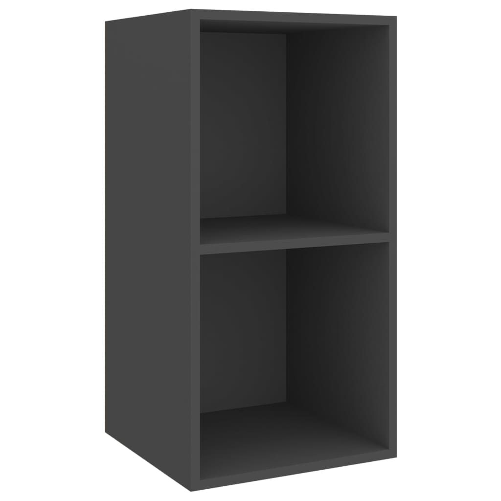 vidaXL Έπιπλο Τηλεόρασης Κρεμαστό Γκρι 37x37x72 εκ. από Επεξ. Ξύλο