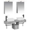 vidaXL &Sigma;&epsilon;&tau; &Nu;&tau;&omicron;&upsilon;&lambda;&alpha;&pi;&iota;ώ&nu; &Mu;&pi;ά&nu;&iota;&omicron;&upsilon; 5 pcs &Gamma;&kappa;&rho;&iota; Sonoma 50 x 14,5 x 70 &epsilon;&kappa;