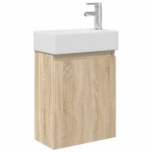 vidaXL &Mu;&omicron;&nu;ά&delta;&alpha; &mu;&pi;ά&nu;&iota;&omicron;&upsilon; &mu;&epsilon; &beta;&rho;ύ&sigma;&eta; Sonoma &Delta;&rho;&upsilon;&sigmaf; 45,5 x 22,5 x 84 &epsilon;&kappa;