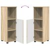 vidaXL Ντουλάπι Μπάνιου Sonoma Δρυς 30 x 35 x 95 εκ Επεξεργασμένο ξύλο