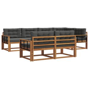 vidaXL &Sigma;&epsilon;&iota;&rho;ά &Kappa;&alpha;&nu;&alpha;&pi;έ &Epsilon;&xi;&omega;&tau;&epsilon;&rho;&iota;&kappa;&omicron;ύ &mu;&epsilon; &mu;&alpha;&xi;&iota;&lambda;ά&rho;&iota; 7 pcs &Phi;&upsilon;&sigma;&iota;&kappa;ό &kappa;&alpha;&iota; &Alpha;&nu;&theta;&rho;&alpha;&kappa;ί