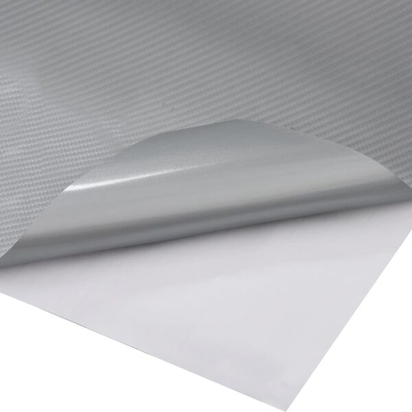 vidaXL Μεμβράνη Αυτοκινήτου 4D Ασημί 100 x 150 εκ.