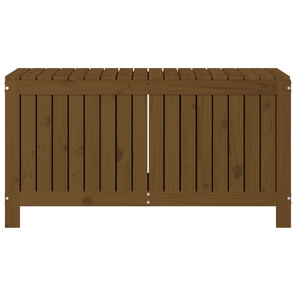vidaXL Κουτί Αποθήκευσης Καφέ Μελί 115x49x60 εκ. Μασίφ Ξύλο Πεύκου